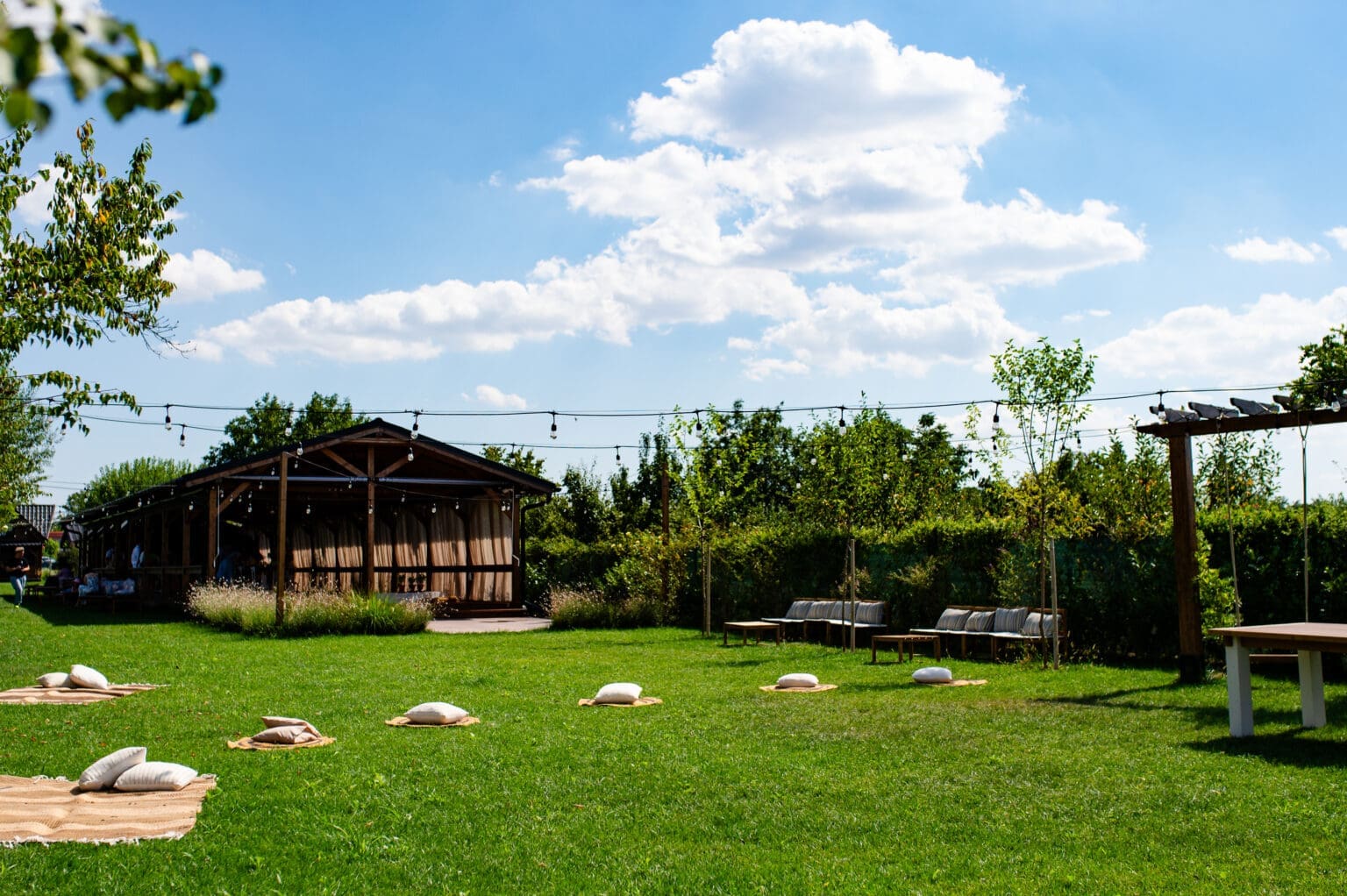 Nunta in aer liber langa Bucuresti